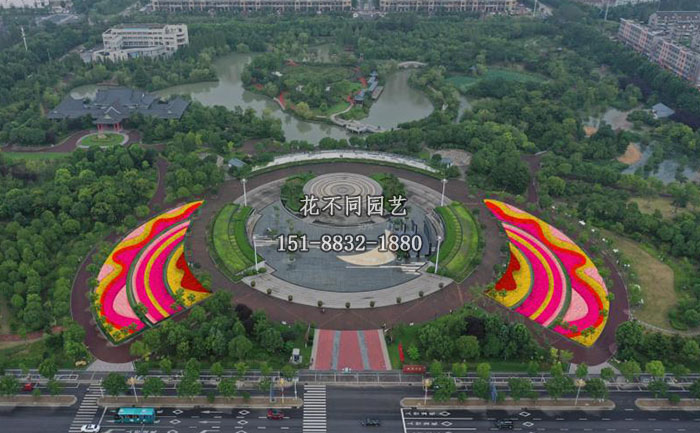 月牙灣菊花花海設(shè)計圖